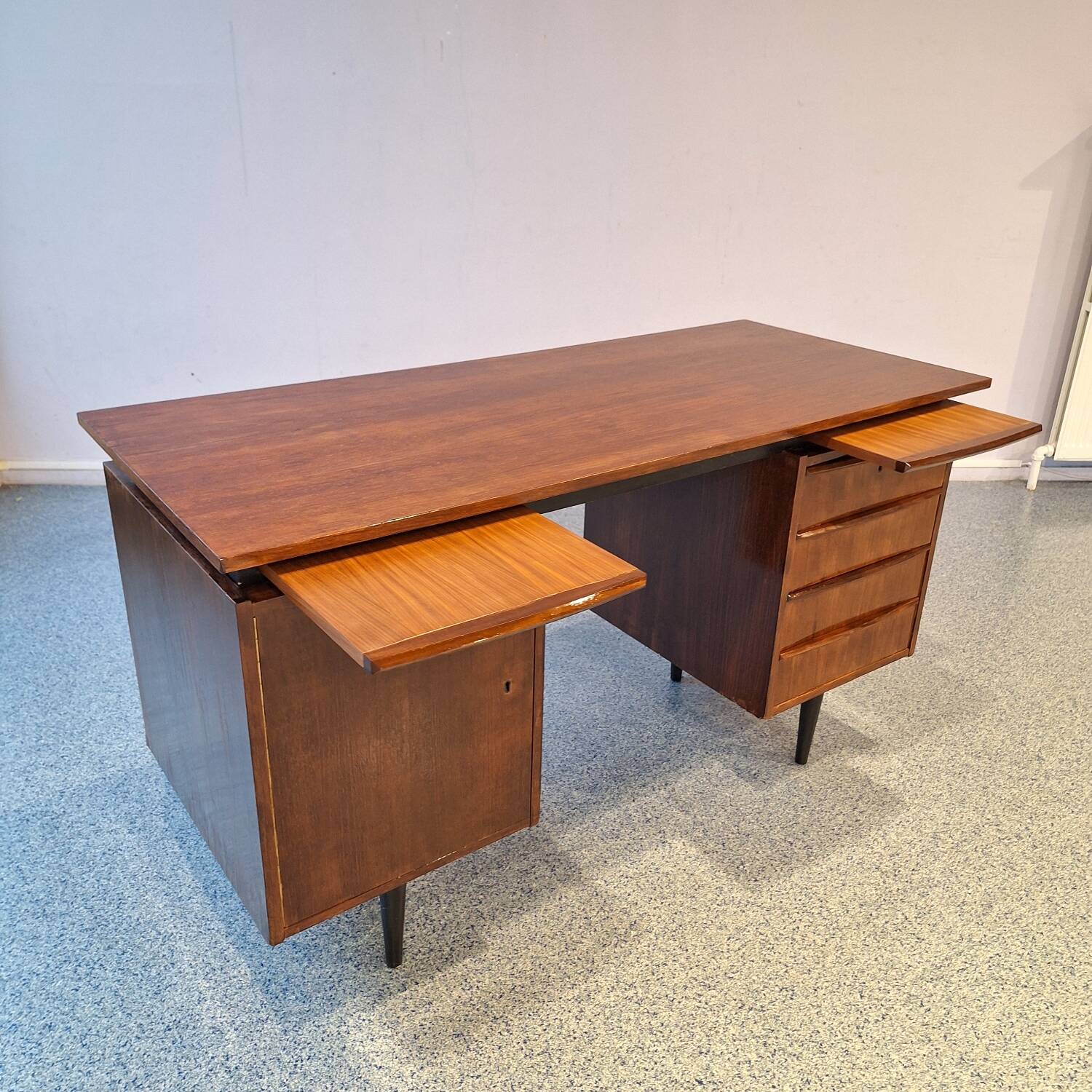 Teak desk by Cees Braakman for Pastoe from the 1960s