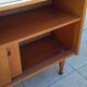 Scandinavian vintage teak display cabinet