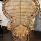 Emmanuelle rattan armchair 1970