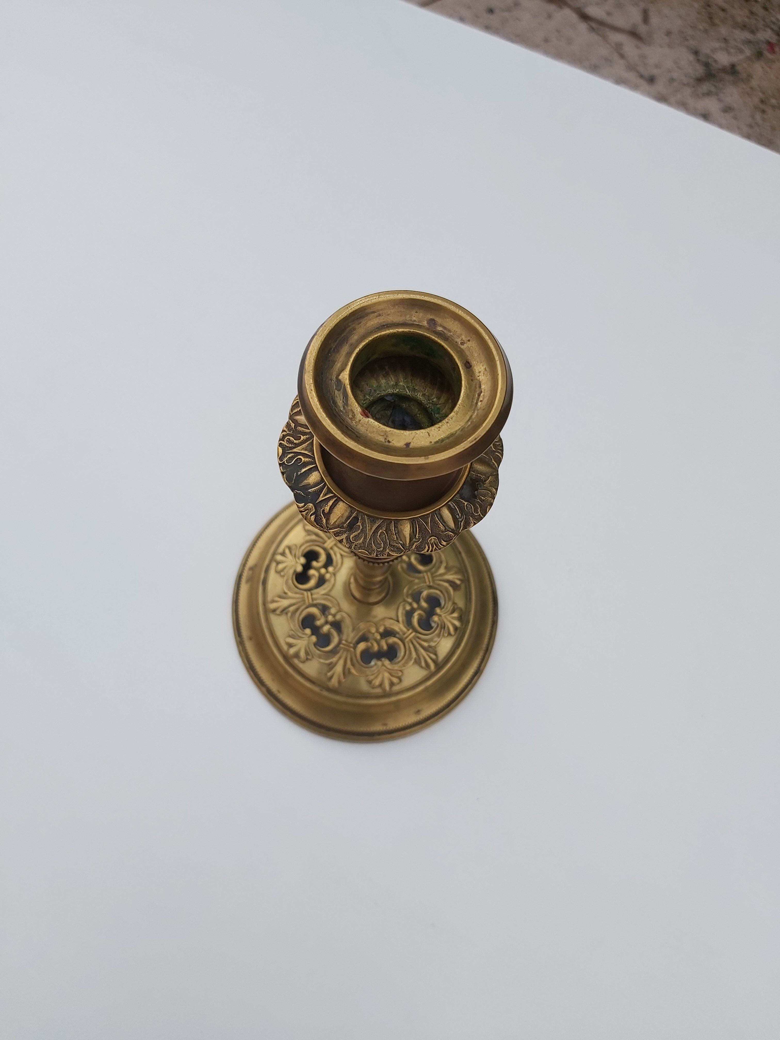Brass candlestick