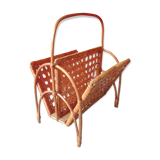Rattan magazines holder