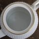 Mehun porcelain white teapot and porcelain gold