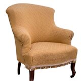 Toad armchair style Napoleon III fringe pompoms