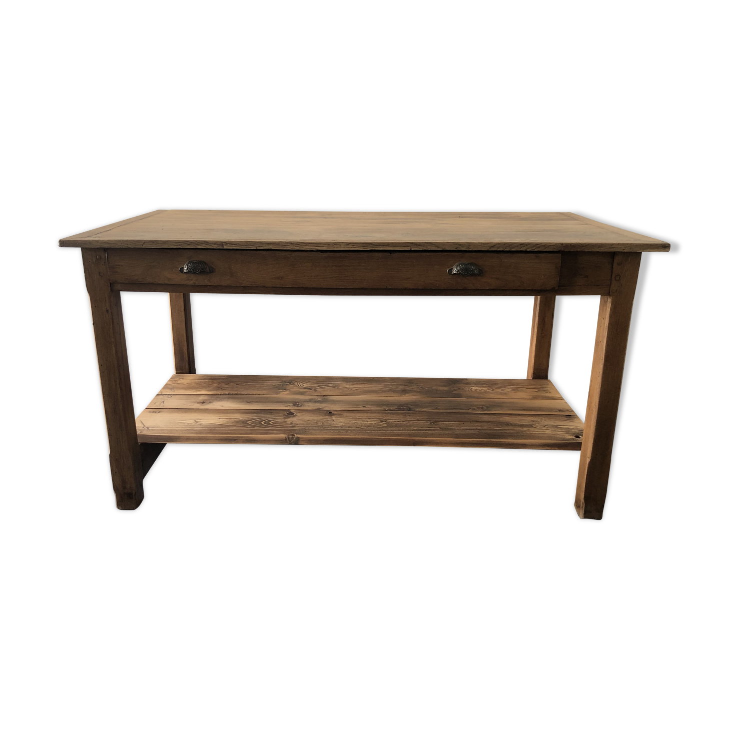 Drapery table, Mercerie, craft furniture early twentieth century