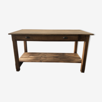 Drapery table, Mercerie, craft furniture early twentieth century