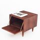 Vintage teak bedside table in Scandinavian style - France, 1960s