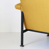 1950 vintage yellow armchair