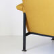 Fauteuil jaune vintage des années 1950