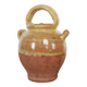 Old gargoulette pot in glazed terracotta