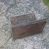 Old firewall with handles, 4 leaves