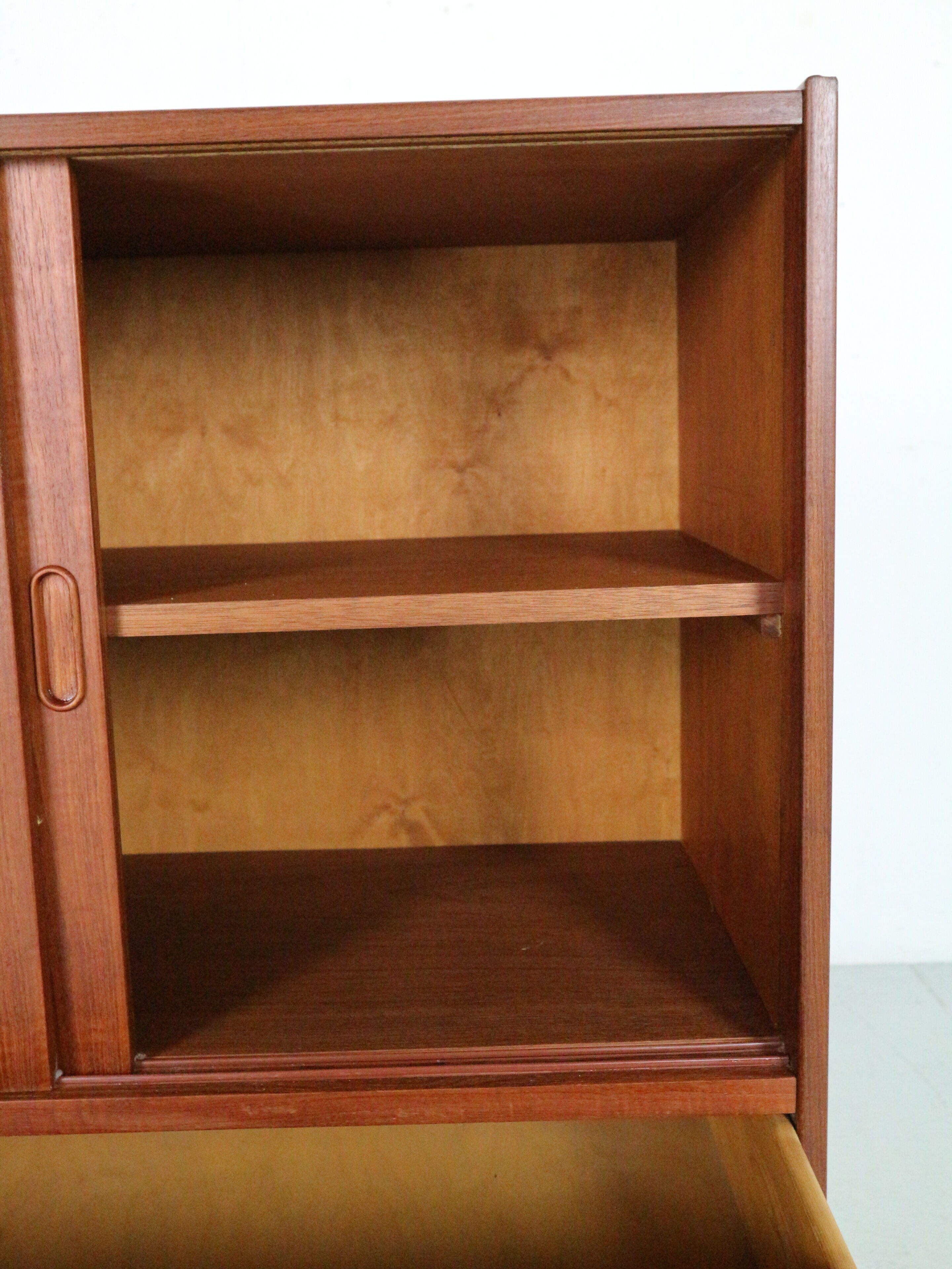 Mid- century modern  teak bookcase, cabinet, 1960 Denmark