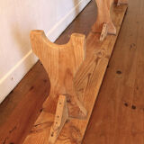 Wooden guinguette bench