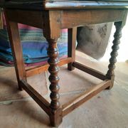 Set of 6 antique hazelwood chairs, 17th–18th century