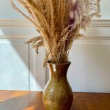 Glazed stoneware vase