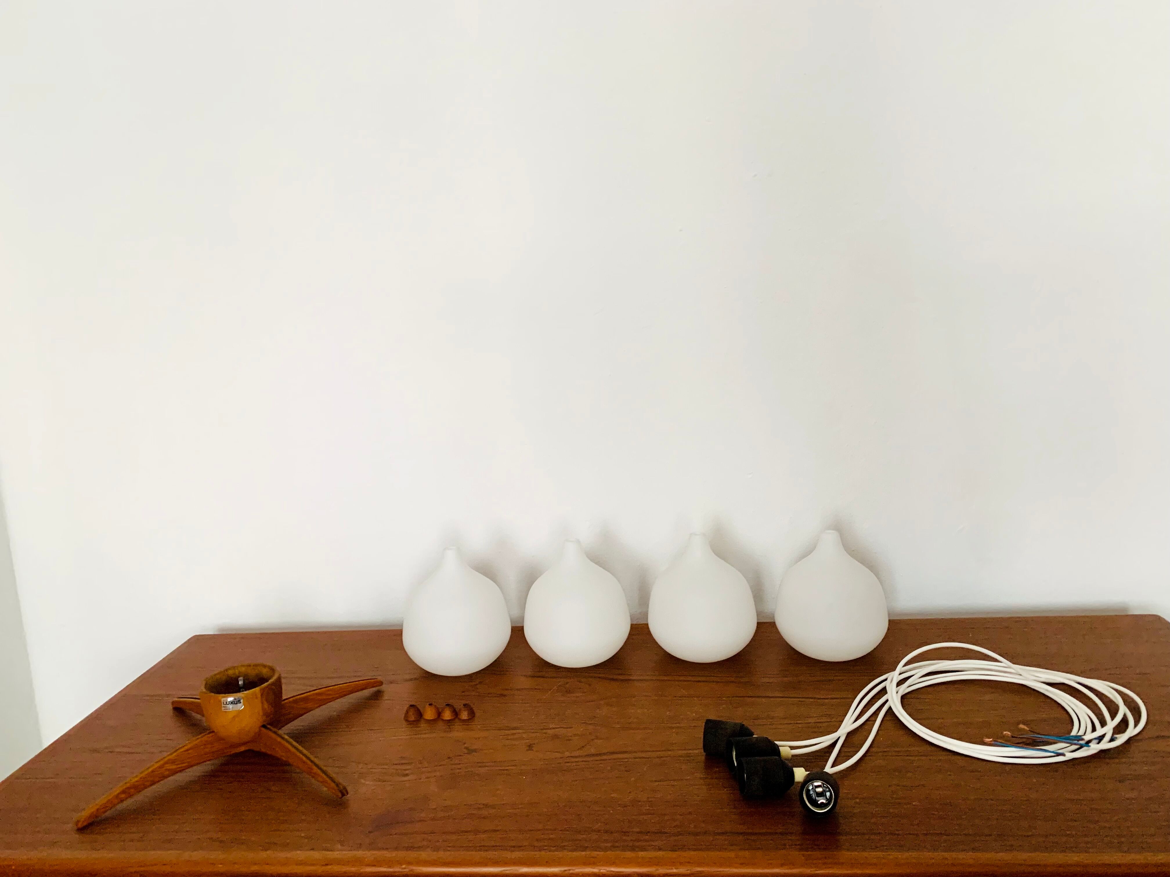 Opaline Cascading Lamp by Uno and Östen Kristiansson for Luxus