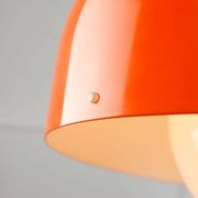 Big Space Age Pendant from Guzzini in Orange, 1970s