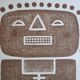 Original Pre-Columbian print, 1960s