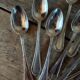 10 spoons ercuis trianon silver metal
