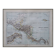 Central America, old map 1887 – Vintage geographical map.