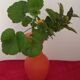 Blown glass vase
