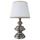 Large table lamp in satin-chrome steel by Goffredo Reggiani, Italy 1970s