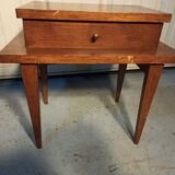 Bedside table, with a drawer. 50s-60s