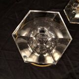Moser in Carlsbad (Czechoslovakia) series of eleven crystal champagne glasses