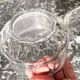 Art Deco molded glass sugar bowl