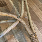 Old rattan rocking horse