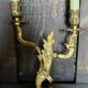 Applique murale  2 feux bronze  doré  vintage
