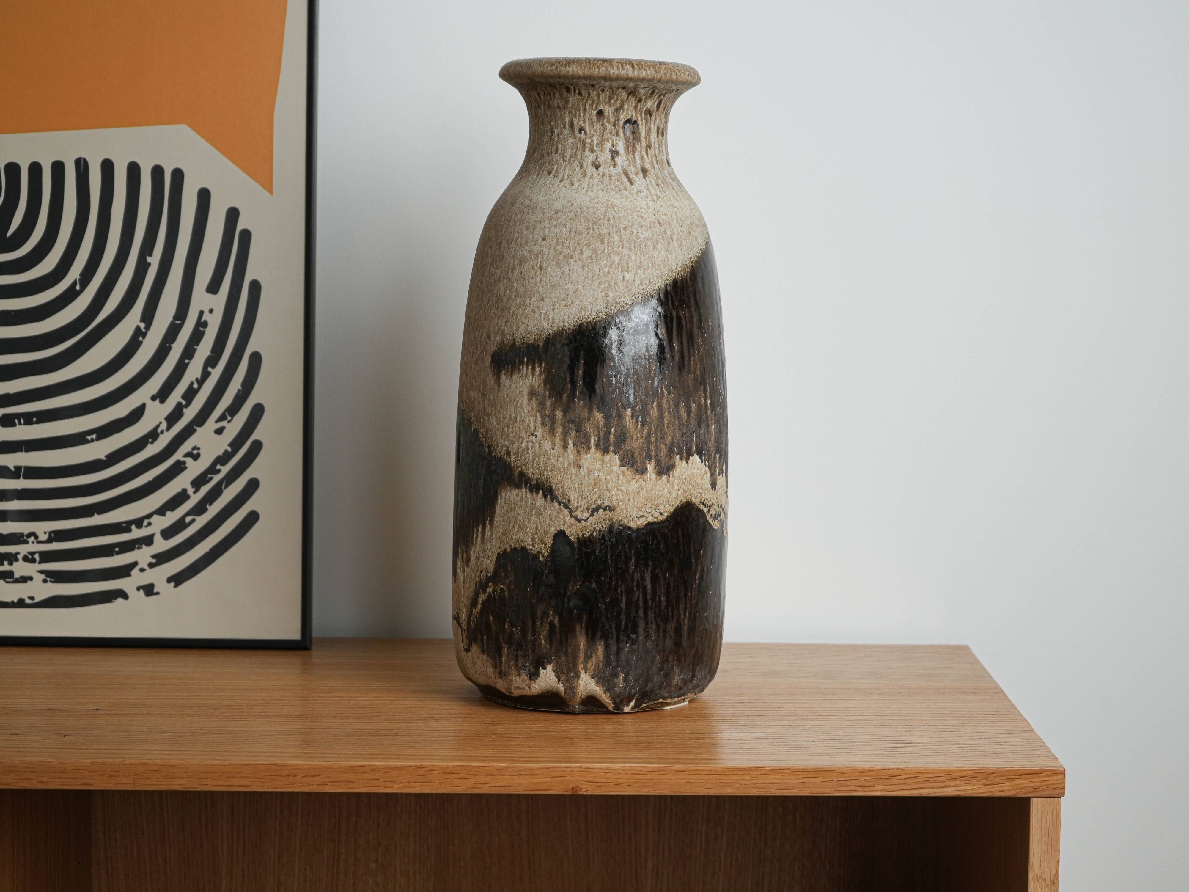 Ceramic vase, German design, 1960s, manufactured by Scheurich