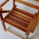 Vintage folding teak chair for children