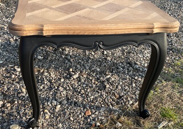 Louis XV style table in oak 1950s/60s