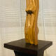 Stylised vintage female sculpture from the 1960s with organic shapes.