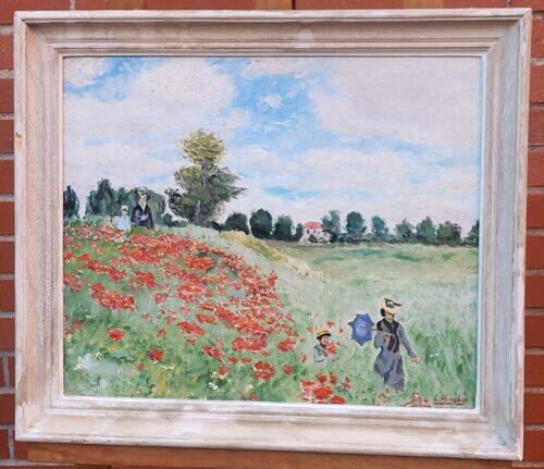 Vintage Mid-Century French Louis Remplon Oil Painting