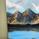 Huile sur toile Paysage de montagne