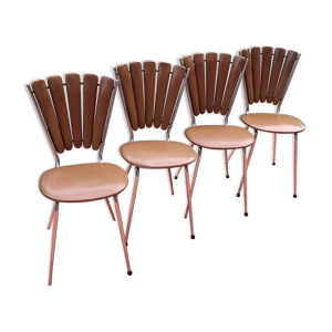 suite de 4 chaises Soudexvinyl