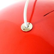 Lampe Artemide Pallade rouge, années 70