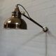 Early Rademacher wall lamp with large enamel shade