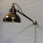 Early Rademacher wall lamp with large enamel shade