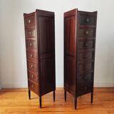 Pair of Louis XVI style chiffoniers