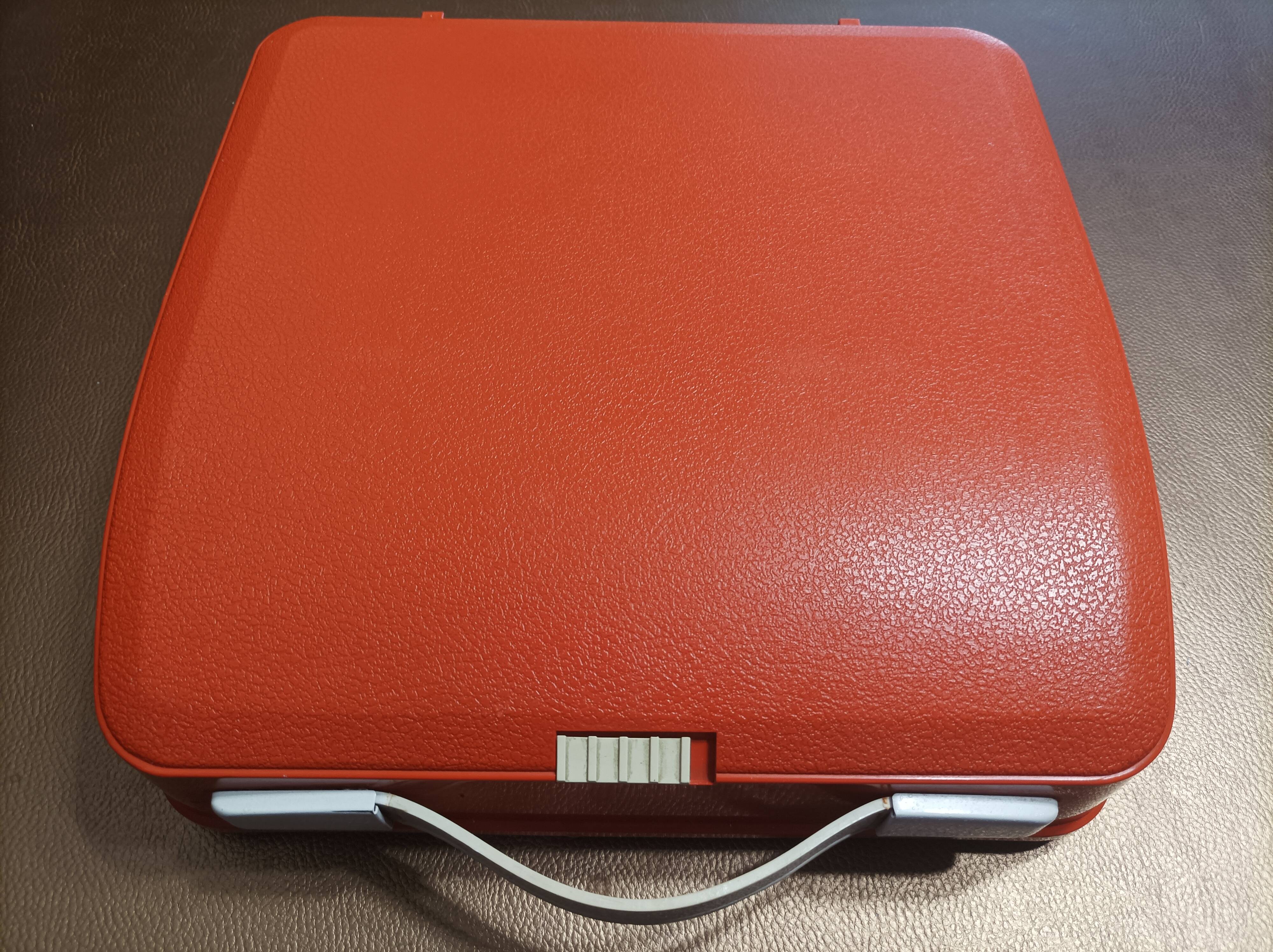 Hermes baby orange typewriter