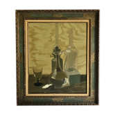 Painting oil on canvas beautiful signature