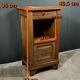 Living Room or Nightstand Table in Oak and Marble, Art Deco – 1930