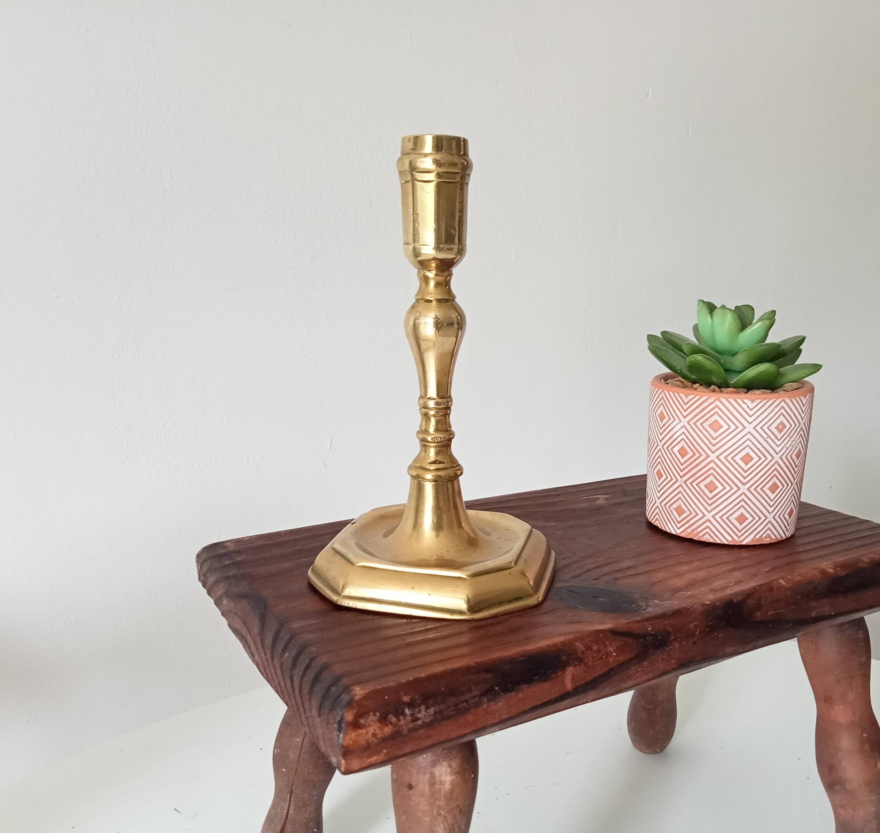 Antique candlestick, early 18th century, Regency style