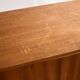 Mid-Century Teak Highboard with Sculpted Legs, Storage and Glass Shelf, 1960s