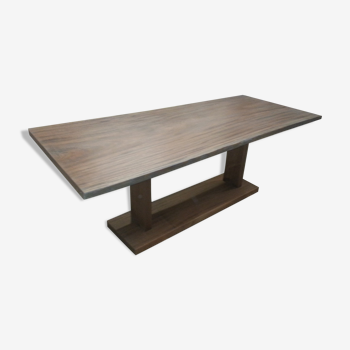 Solid wood table