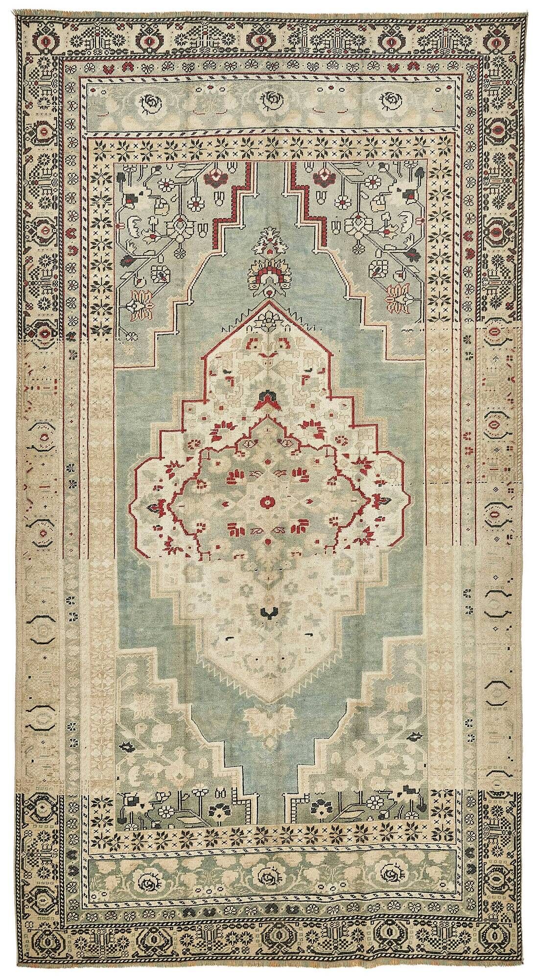 Turkish Vintage Anatolian Rug 172 cm x 317 cm