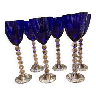 6 verres à pied Vega cristal de Baccarat