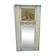 Louis XVI style trumeau mirror in patinated wood